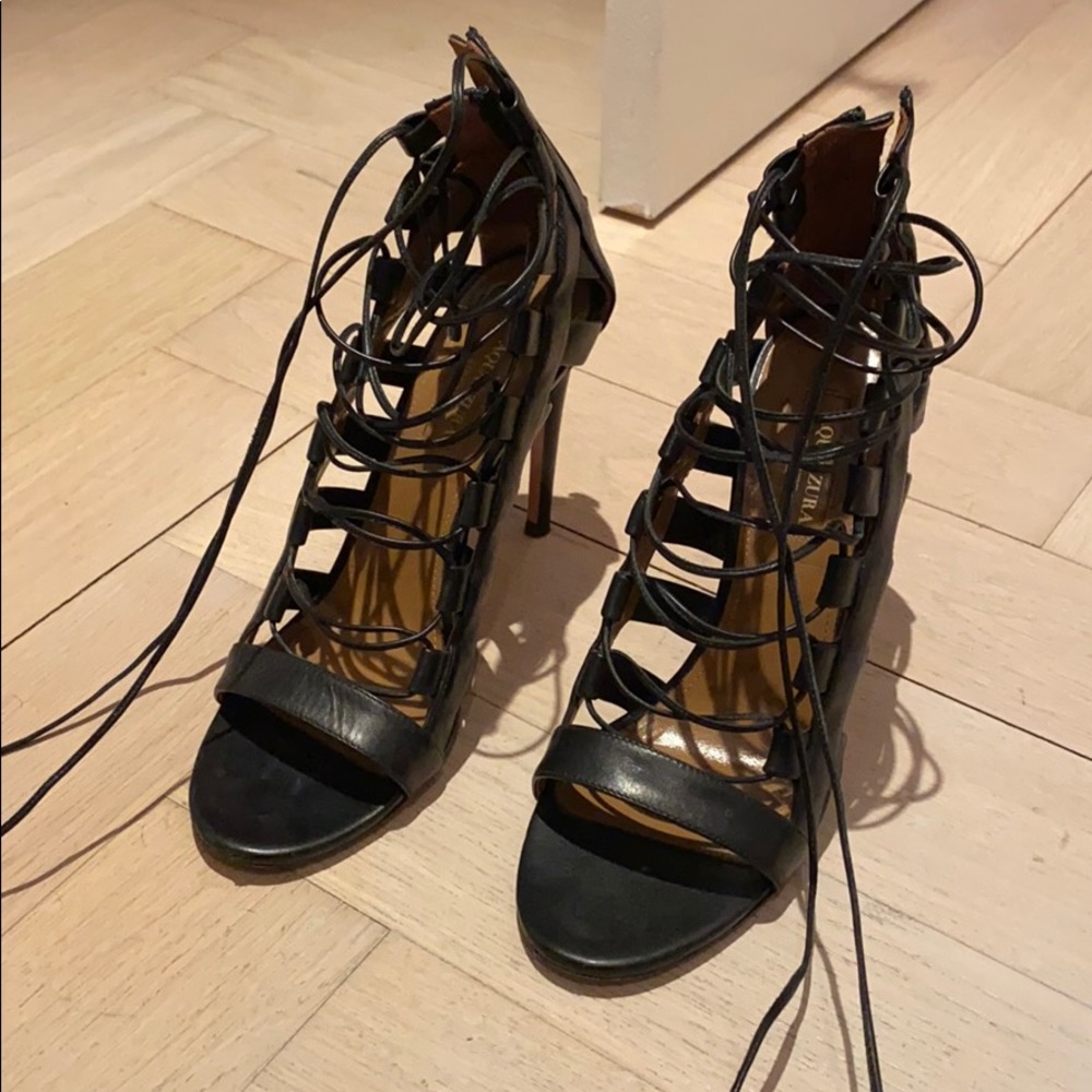 Aquazzura strap up pumps size 37.5